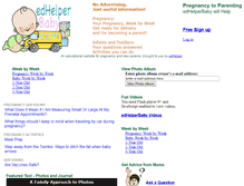Tablet Screenshot of edhelperbaby.com